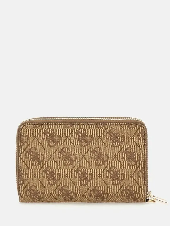 Women Laurel 4g Logo Wallet Beige Guess Wallets