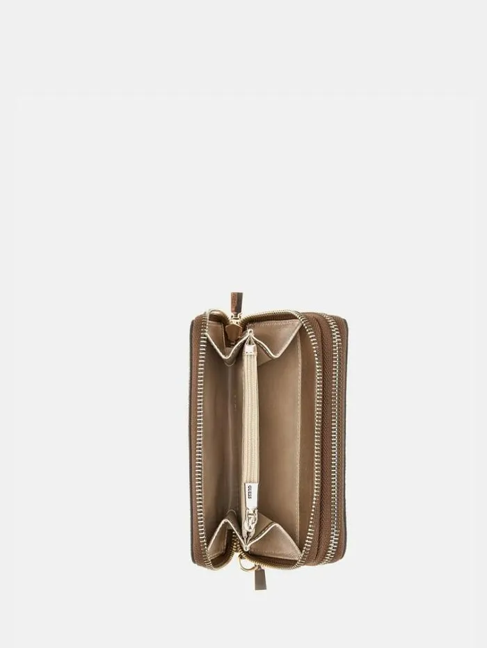 Women Laurel 4g Logo Wallet Beige Guess Wallets