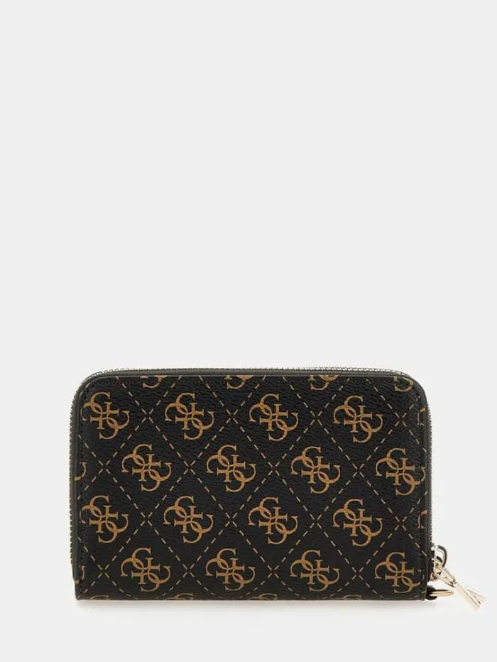 Women Laurel 4g Logo Wallet Brown Multi Guess Wallets
