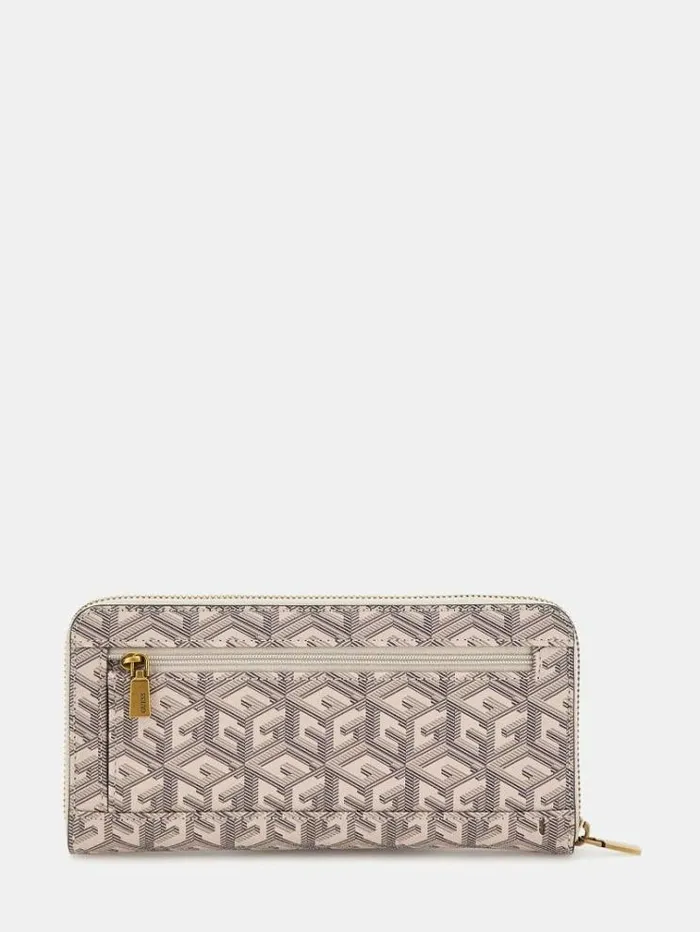 Women Laurel G Cube Logo Maxi Wallet Esl Guess Wallets
