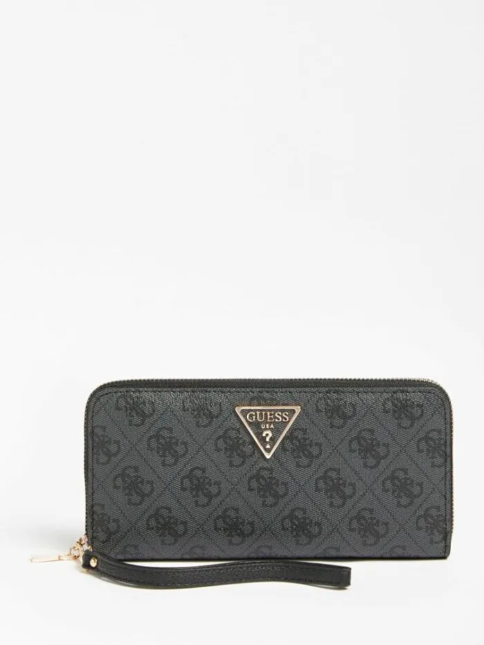 Women Laurel Maxi Wallet Black Multi Guess Wallets