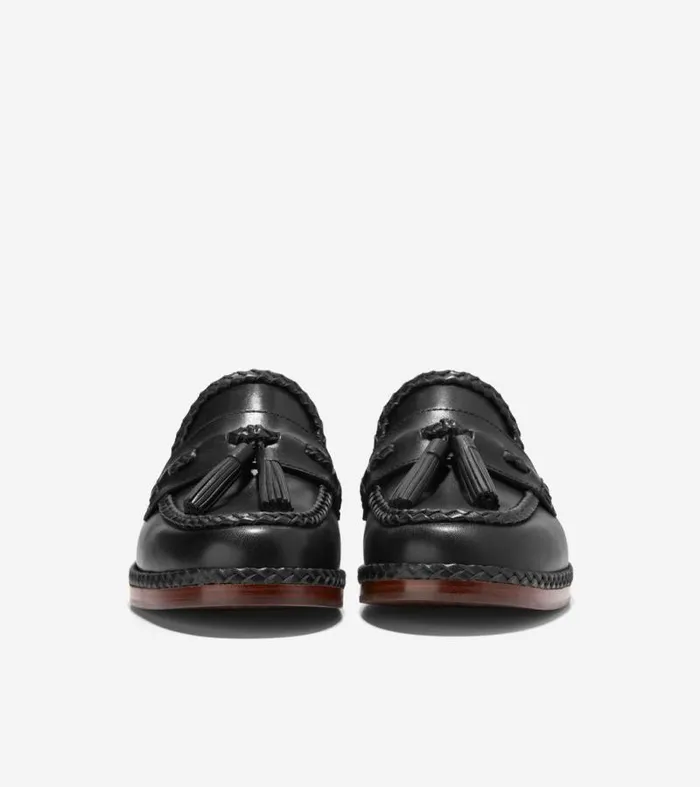 Women Loafers and Drivers Cole Haan Chanon Tassel Loafers Black