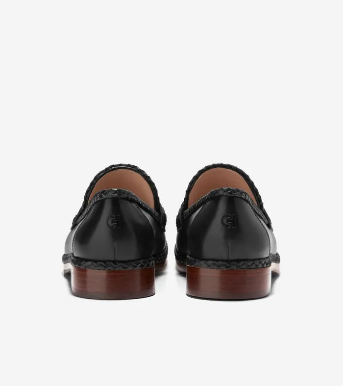 Women Loafers and Drivers Cole Haan Chanon Tassel Loafers Black