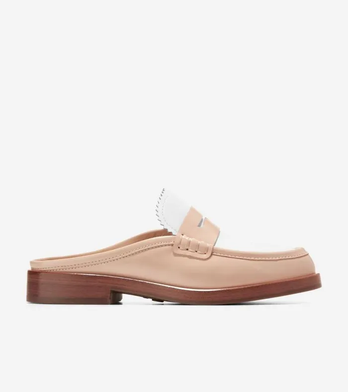 Women Loafers and Drivers Cole Haan Chelby Mule Porcelainwhite