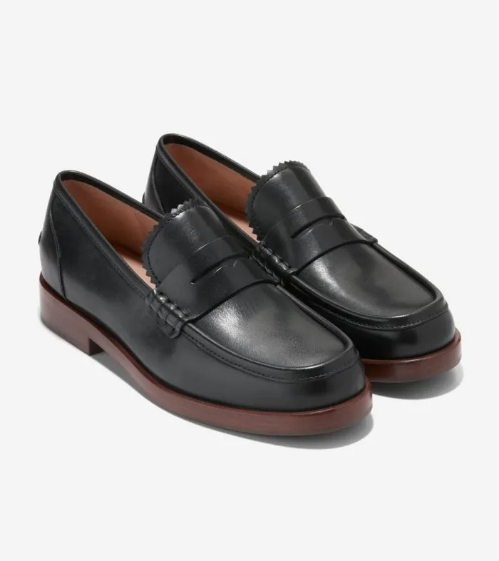 Women Loafers and Drivers Cole Haan Christyn Penny Loafers Black