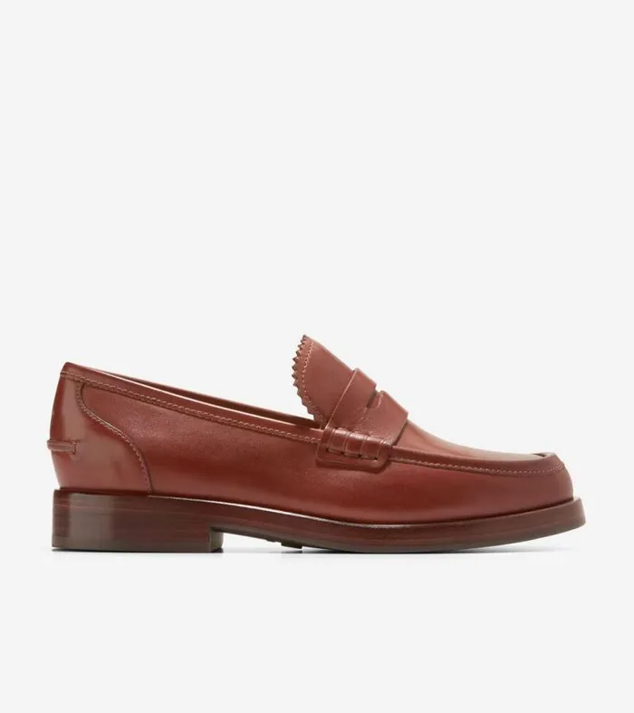 Women Loafers and Drivers Cole Haan Christyn Penny Loafers Cuoio Brown