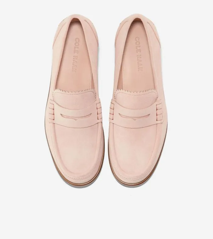 Women Loafers and Drivers Cole Haan Christyn Penny Loafers Porcelain