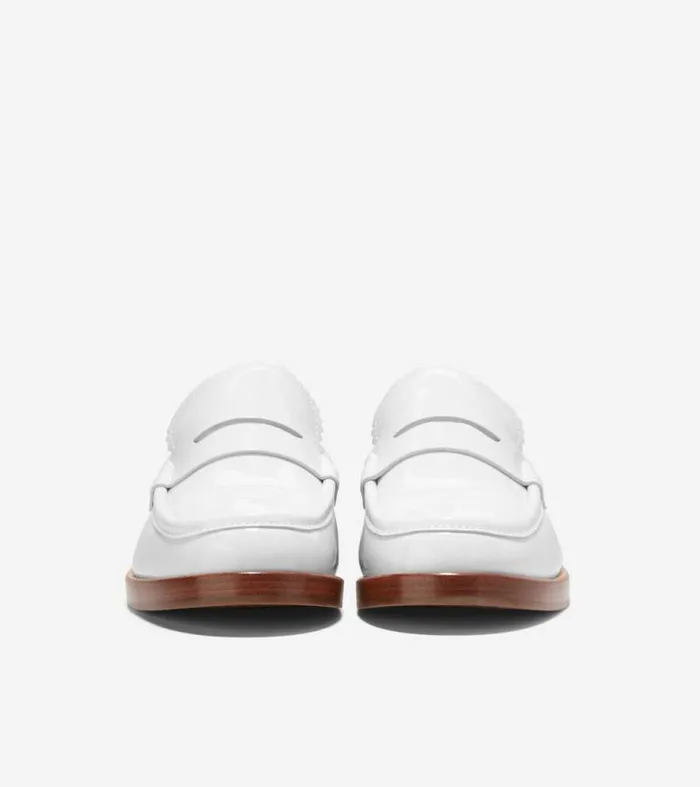 Women Loafers and Drivers Cole Haan Christyn Penny Loafers White Patent