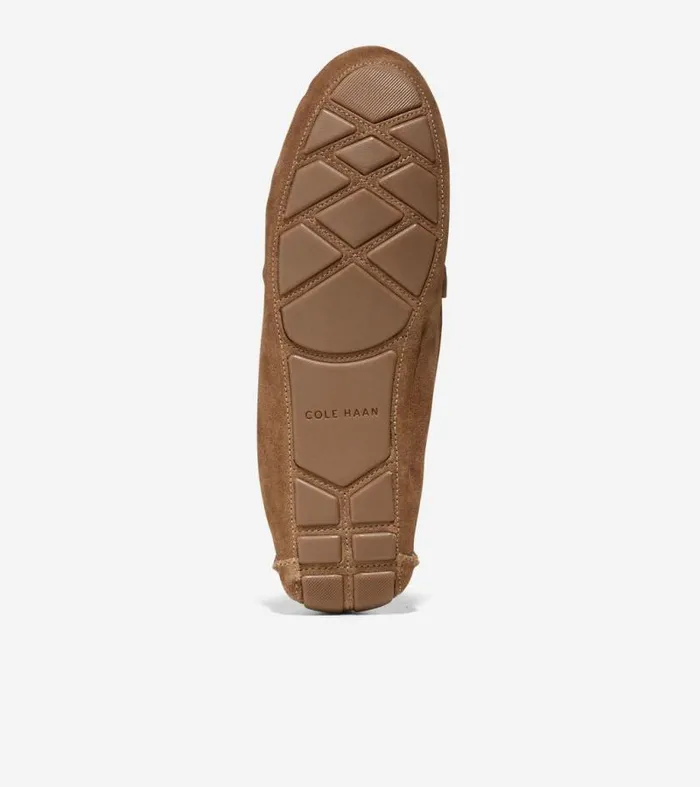 Women Loafers and Drivers Cole Haan Evelyn Bow Drivers Golden Toffee