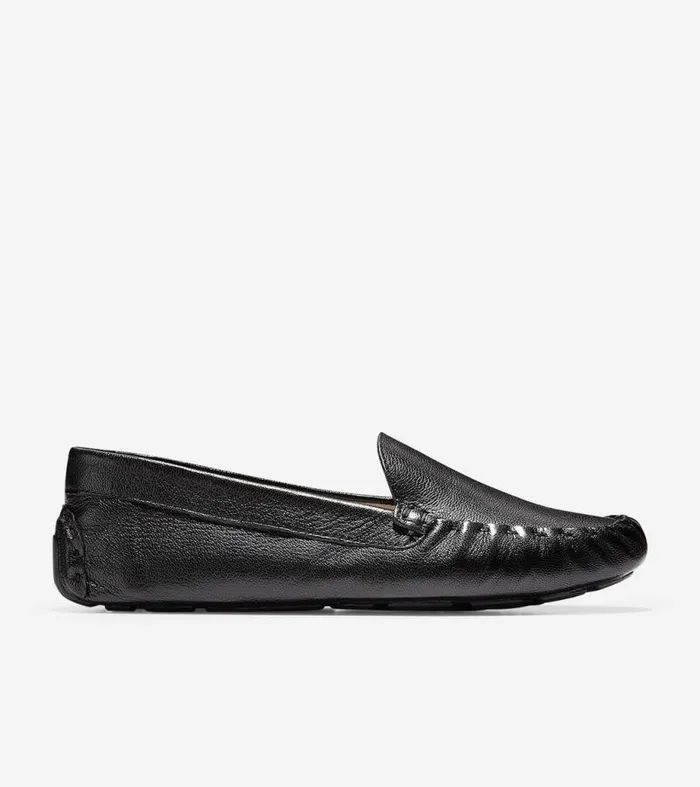 Women Loafers and Drivers Cole Haan Evelyn Driver Black Leather