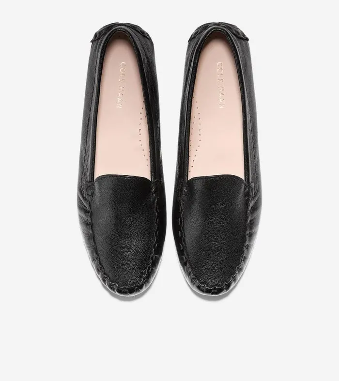 Women Loafers and Drivers Cole Haan Evelyn Driver Black Leather