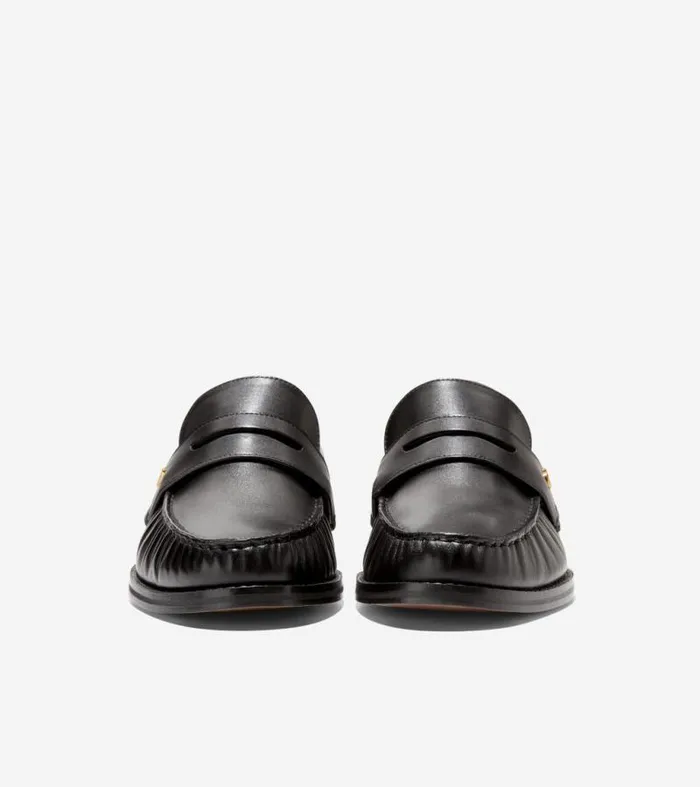 Women Loafers and Drivers Cole Haan Lux Pinch Penny Loafer Black