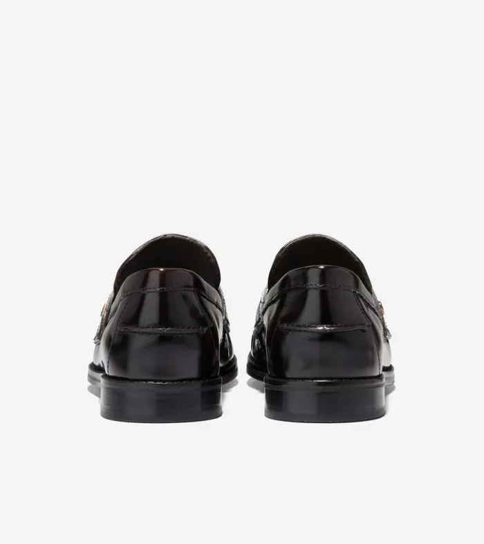 Women Loafers and Drivers Cole Haan Lux Pinch Penny Loafer Deep Burgundy