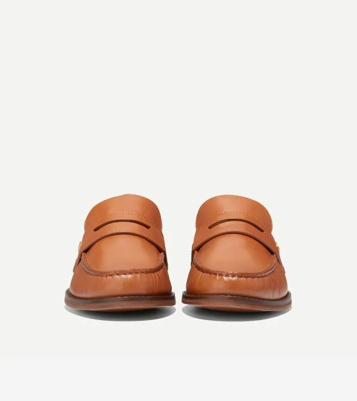 Women Loafers and Drivers Cole Haan Lux Pinch Penny Loafer Pecan