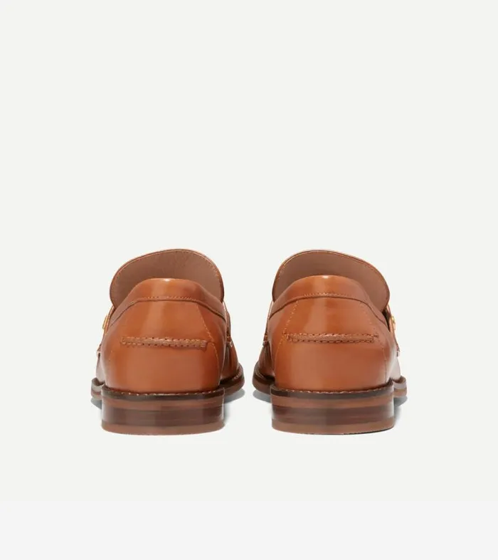 Women Loafers and Drivers Cole Haan Lux Pinch Penny Loafer Pecan