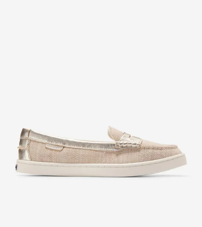 Women Loafers and Drivers Cole Haan Nantucket Penny Loafers Naturalgold