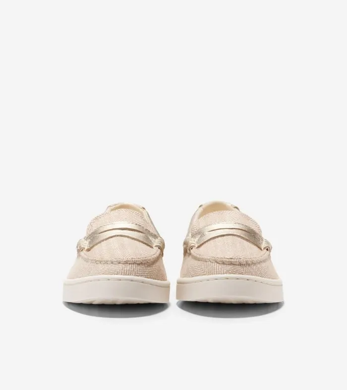 Women Loafers and Drivers Cole Haan Nantucket Penny Loafers Naturalgold