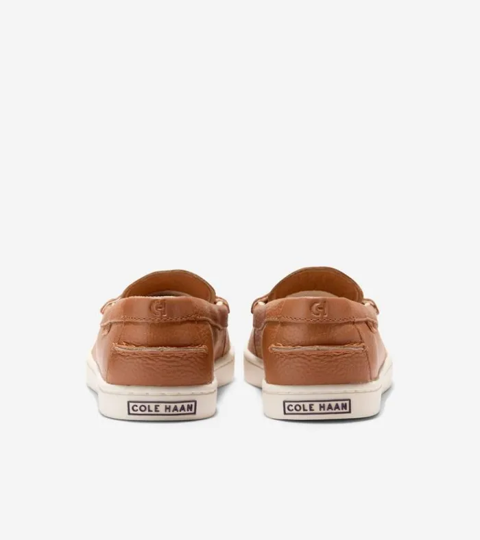 Women Loafers and Drivers Cole Haan Nantucket Penny Loafers Pecan Brownwhite