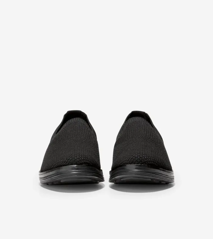 Women Loafers and Drivers Cole Haan riginalGrand Cloudfeel Meridian Loafer Black Knitblack