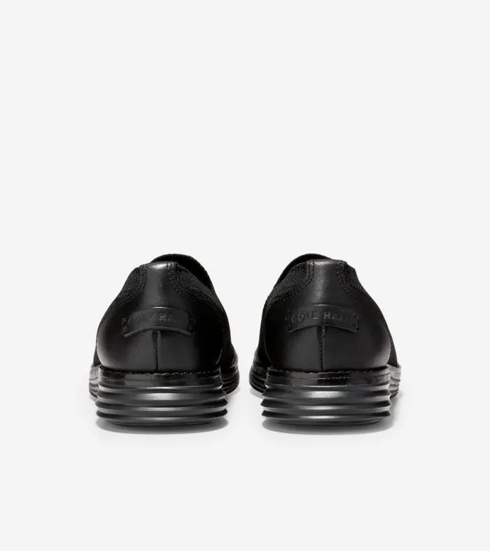 Women Loafers and Drivers Cole Haan riginalGrand Cloudfeel Meridian Loafer Black Knitblack