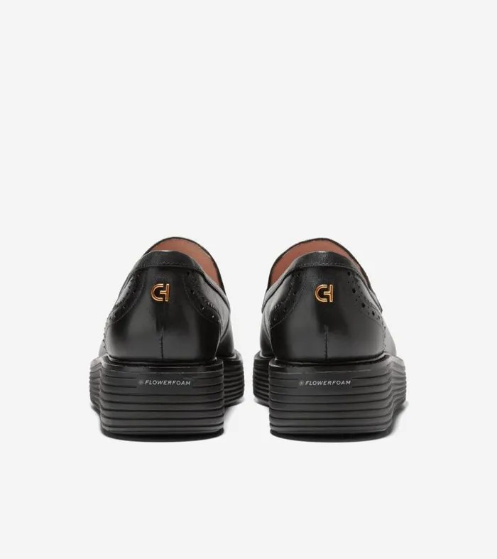 Women Loafers and Drivers Cole Haan riginalGrand Platform Venetian Loafer Black