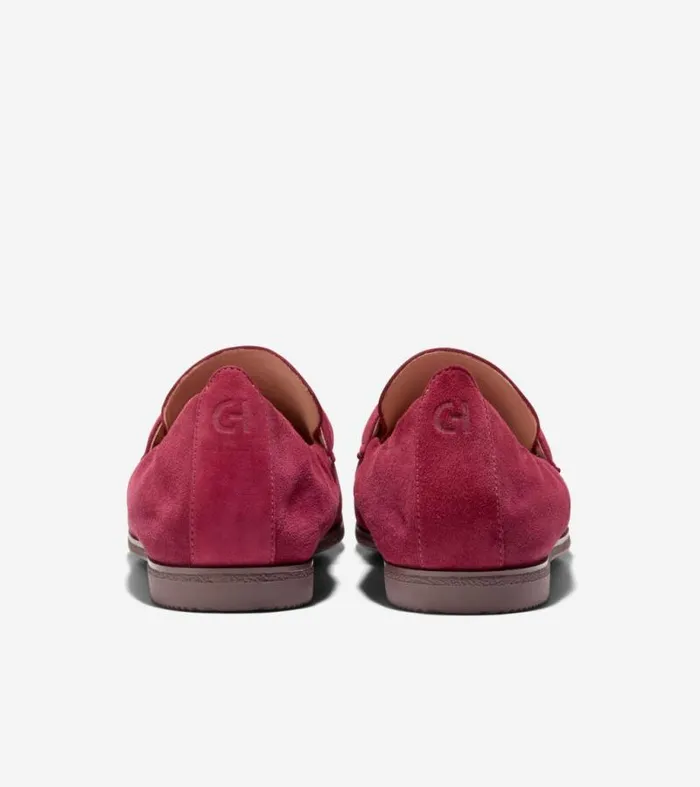 Women Loafers and Drivers Cole Haan Trinnie Soft Loafers Black Cherry
