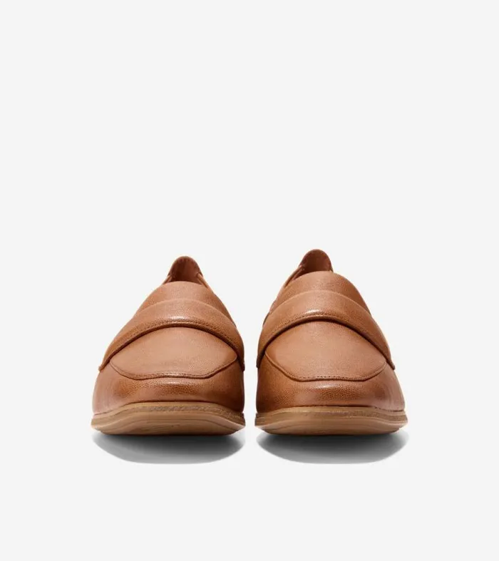 Women Loafers and Drivers Cole Haan Trinnie Soft Loafers British Tan