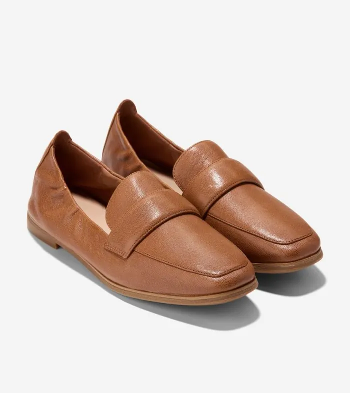Women Loafers and Drivers Cole Haan Trinnie Soft Loafers British Tan
