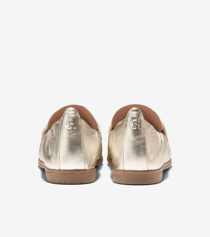 Women Loafers and Drivers Cole Haan Trinnie Soft Loafers Soft Gold