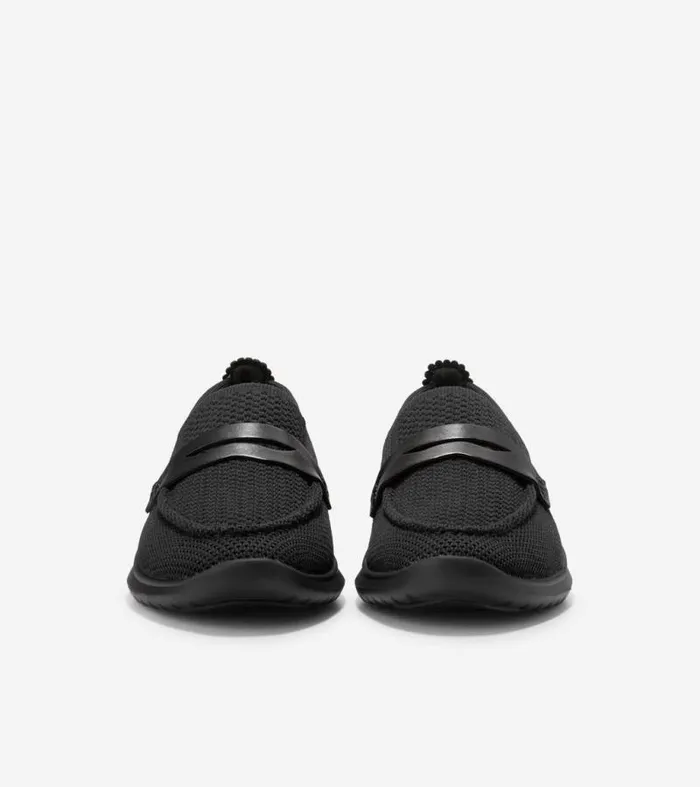 Women Loafers and Drivers Cole Haan ZERGRAND Meritt Loafers Black Stitchlitetrade