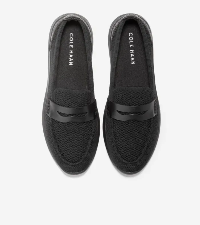Women Loafers and Drivers Cole Haan ZERGRAND Meritt Loafers Black Stitchlitetrade