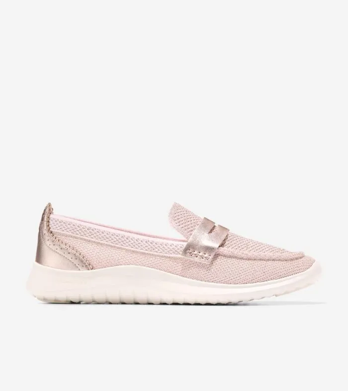Women Loafers and Drivers Cole Haan ZERGRAND Meritt Stitchlite Loafers Rose Gold Metallicivory Women Loafers and Drivers Cole Haan ZERGRAND Meritt Stitchlite Loafers Rose Gold Metallicivory
