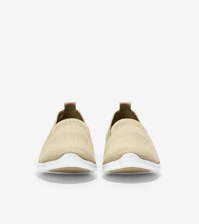 Women Loafers and Drivers Cole Haan ZERGRAND Stitchlite SlipOn Loafer Rye Stitchlitetrade