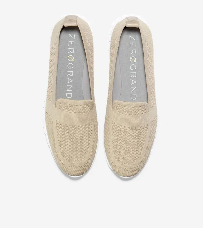 Women Loafers and Drivers Cole Haan ZERGRAND Stitchlite SlipOn Loafer Rye Stitchlitetrade
