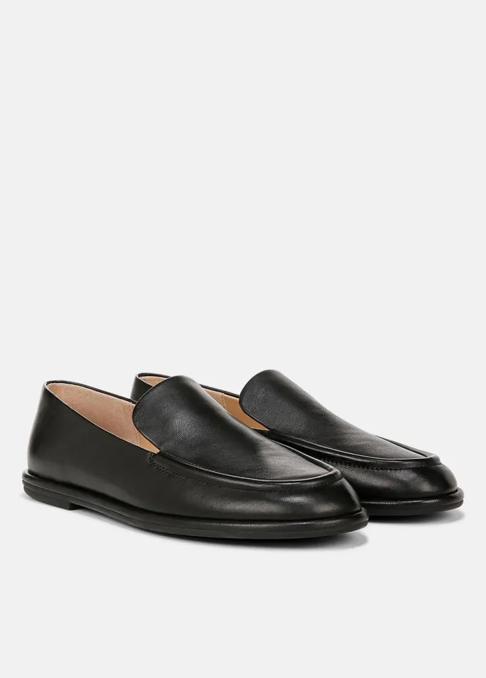 Women Loafers and Mules Vince Sloan Leather Loafer Black