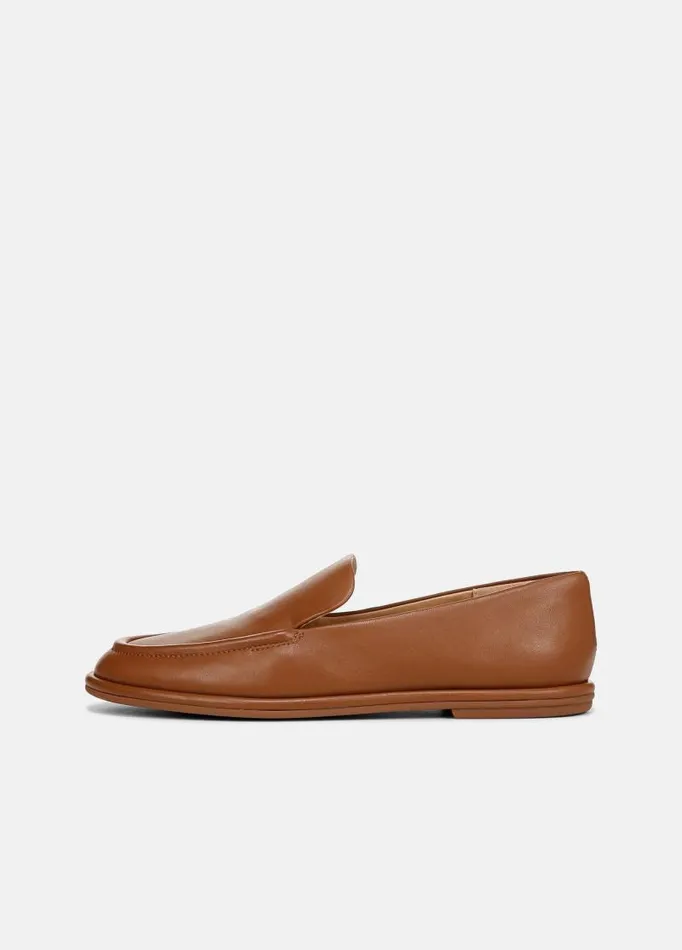 Women Loafers and Mules Vince Sloan Leather Loafer Sequoia Brown