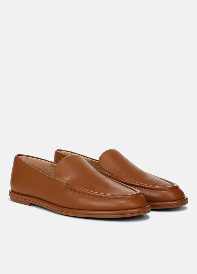Women Loafers and Mules Vince Sloan Leather Loafer Sequoia Brown