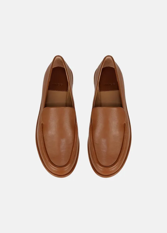 Women Loafers and Mules Vince Sloan Leather Loafer Sequoia Brown