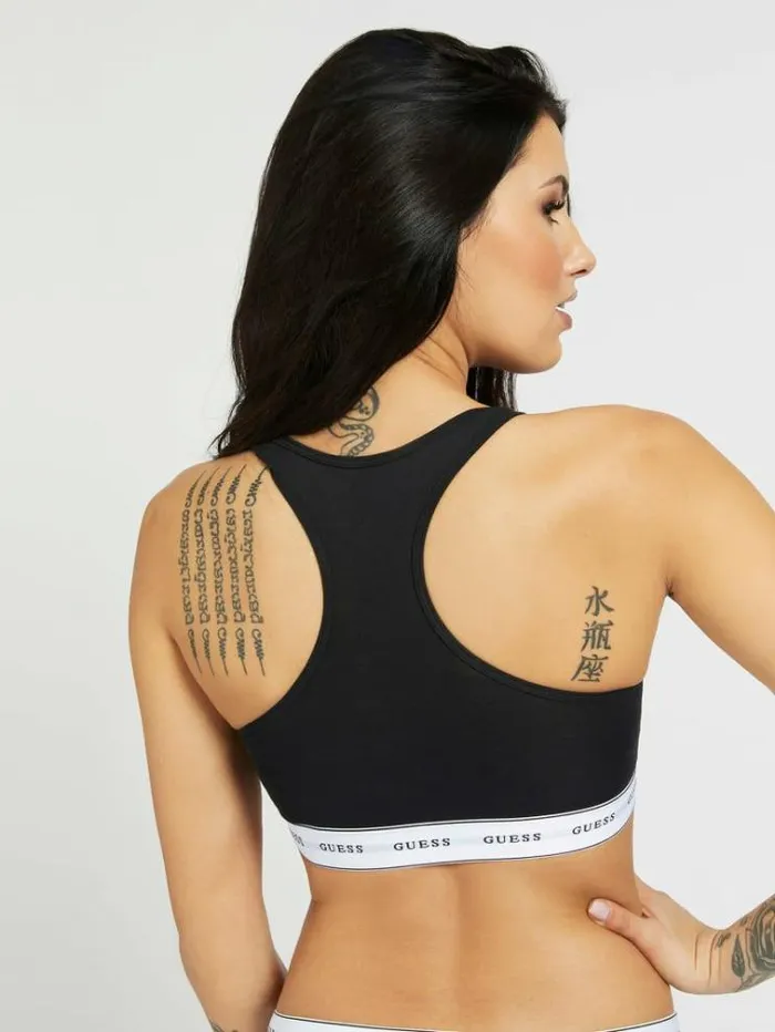 Women Logo Sports Bra Black Guess Underwear