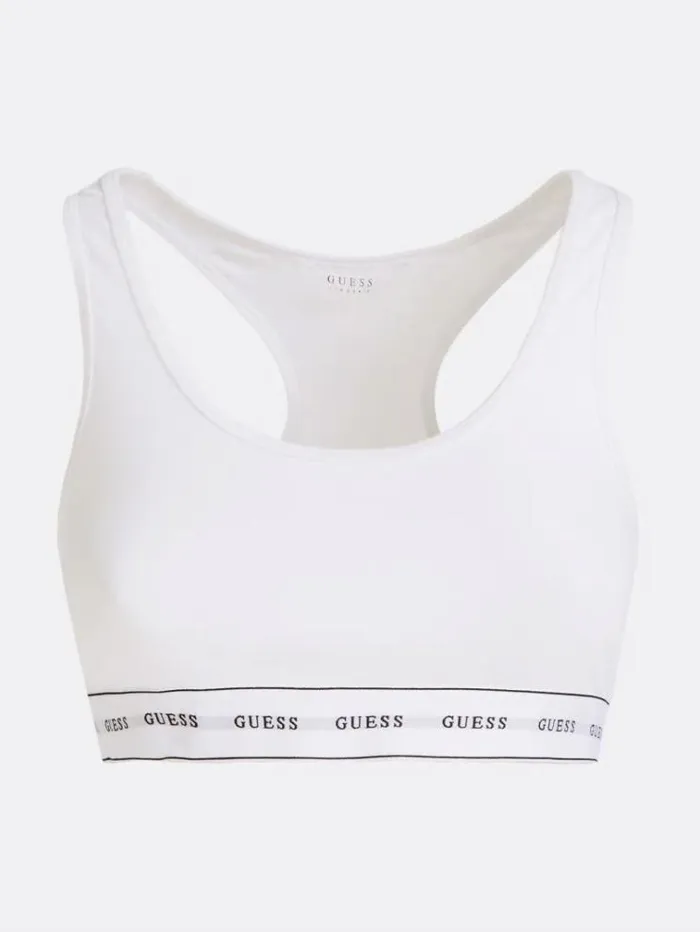 Women Logo Sports Bra White Guess Underwear