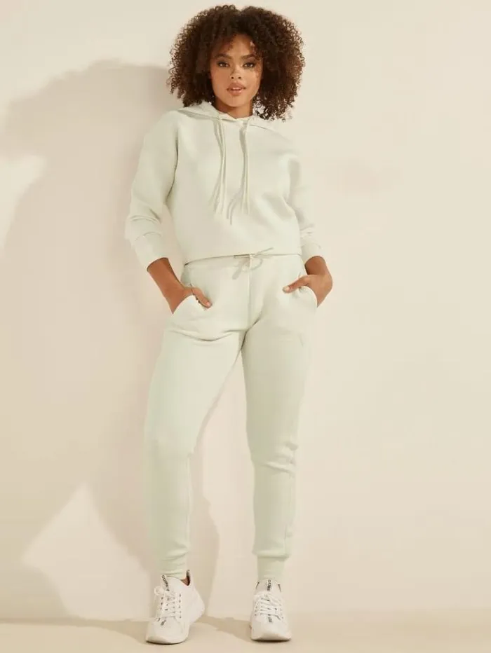 Women Logo Tape Pant Cream Guess Activewear