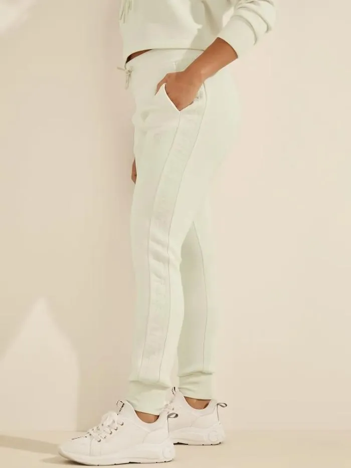 Women Logo Tape Pant Cream Guess Activewear