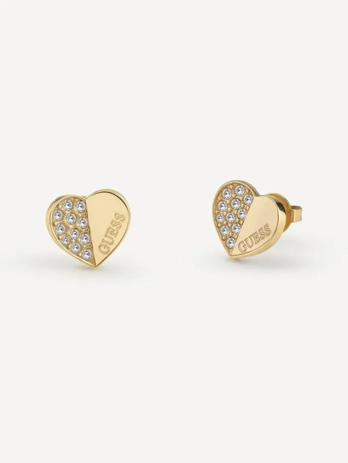 Women lovely Guess Earrings Gold Guess Jewellery