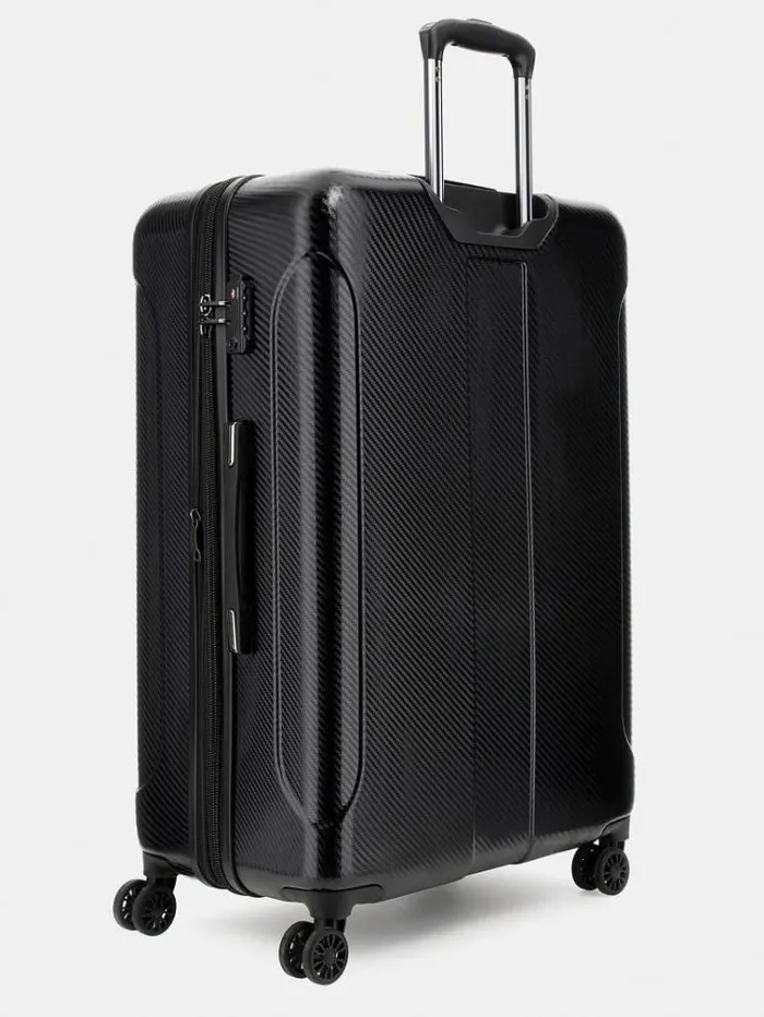 Women Lustre2 Trolley Black Guess Travel Bags