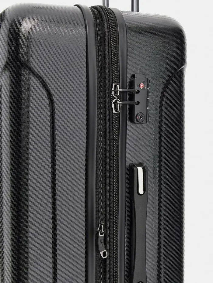 Women Lustre2 Trolley Black Guess Travel Bags