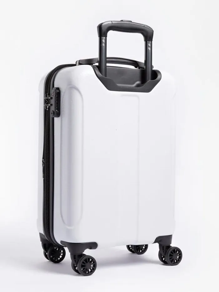 Women Lustre2 Trolley White Guess Travel Bags