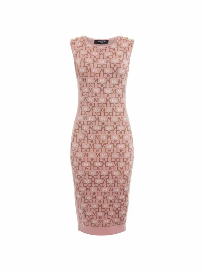 Women Marciano All Over Print Dress Multi Pink Guess Dresses And Jumpsuits