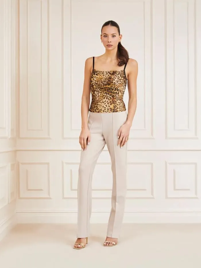 Women Marciano Animalier Print Top Animalier Guess Tops And Shirts
