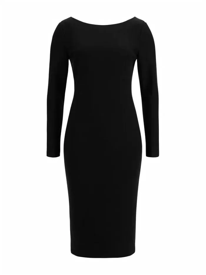 Women Marciano Back Zip Dress Black Guess Dresses And Jumpsuits