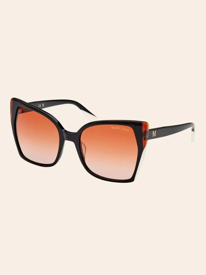 Women Marciano Butterfly Sunglasses Model Black Guess Sunglasses